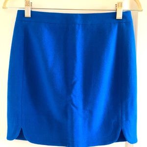 Blue J Crew Pencil Skirt